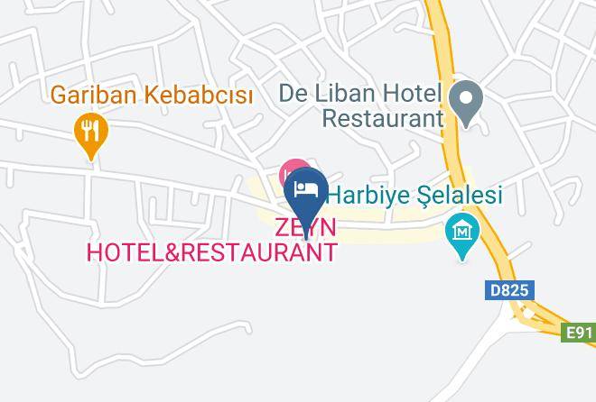 Harbiye Otel Map