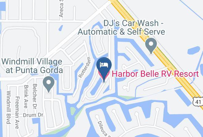 Charlotte - Harbor Belle Rv Resort Maps