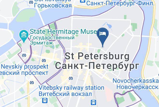 Saint Petersburg - Harbor Club Hotel Maps