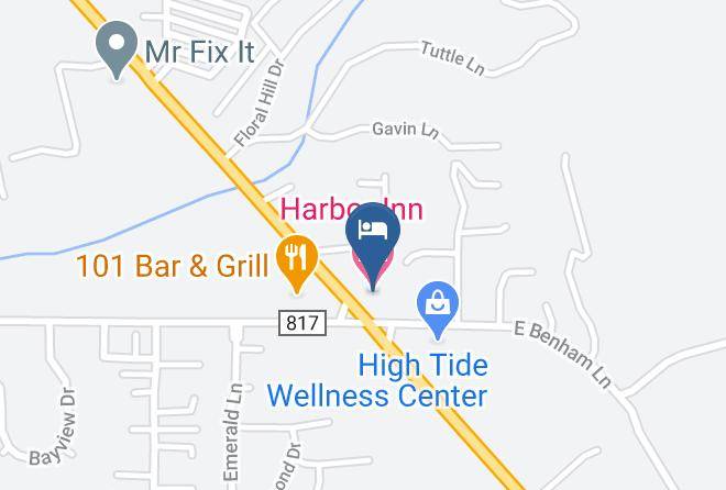 Curry - Harbor Inn Motel Maps