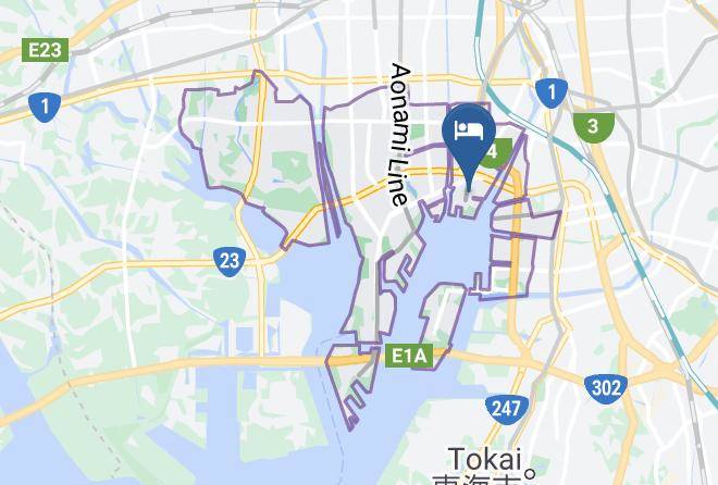 Nagoya City Minato Ward - Harbor Lodge Nagoya Maps