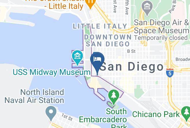 San Diego - Harbor Luxury Condo Hotel Maps