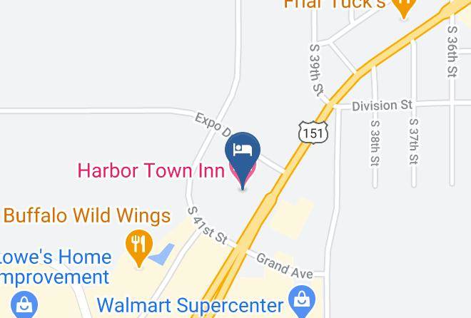 Manitowoc - Harbor Town Inn Maps