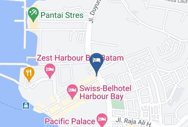 Batam - Harbour Bay Amir Hotel Batam Maps