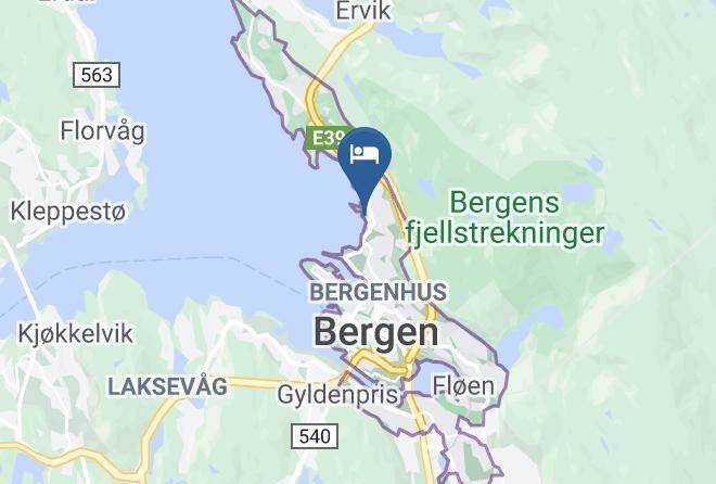 Bergen - Harbour Brygge & Selskapslokaler Maps