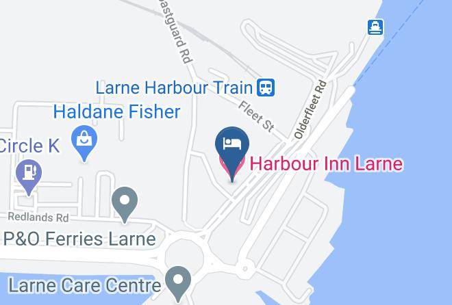 Mid East Antrim - Harbour Inn Larne Maps