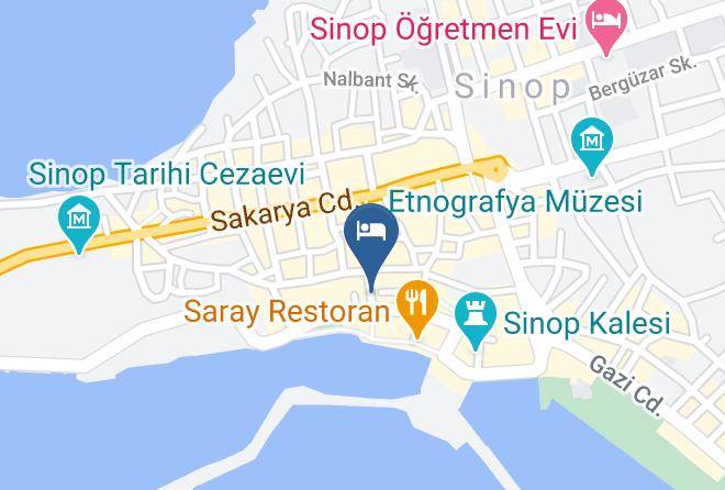 Sinop Meydan Kapi - Harbour Otel Maps