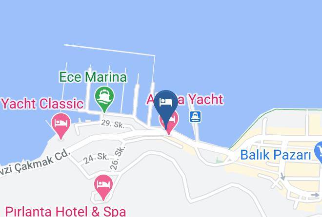 Fethiye - Harbour Suites Maps