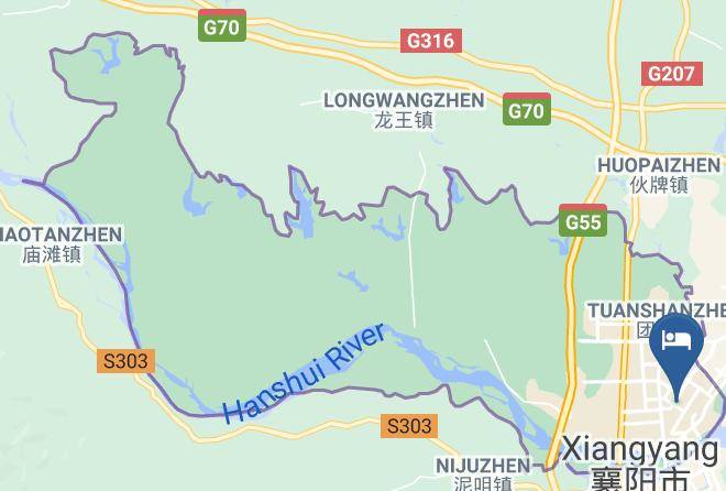 Xiangyang - Harbour View Hotel Yangshuo Maps