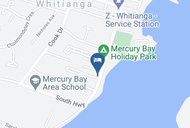 Thames Coromandel - Harbourside Holiday Park Whitianga Accommodation Maps