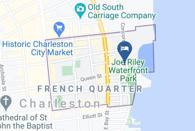 Charleston - Harbourview Inn Maps