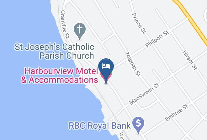 Inverness - Harbourview Motel & Accommodations Maps