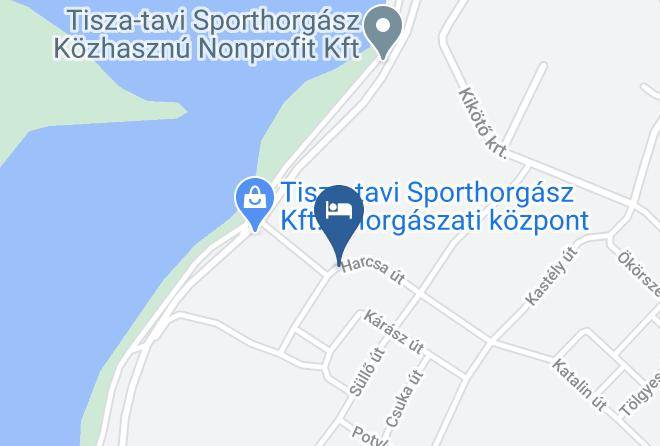 Tiszafured - Harcsa Vendeghaz Maps