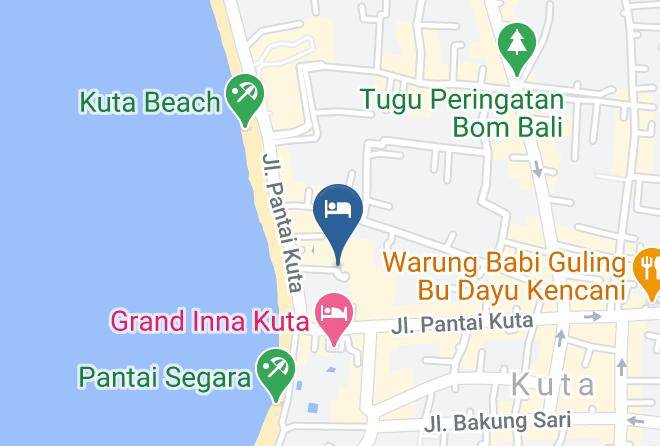 Badung Regency - Hard Rock Hotel Bali Maps