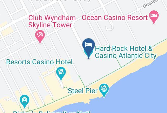 Atlantic - Hard Rock Hotel & Casino Atlantic City Maps