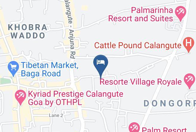 Hard Rock Hotel Goa Map