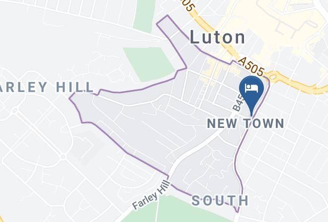Luton - Hardware Bed And Breakfast Maps