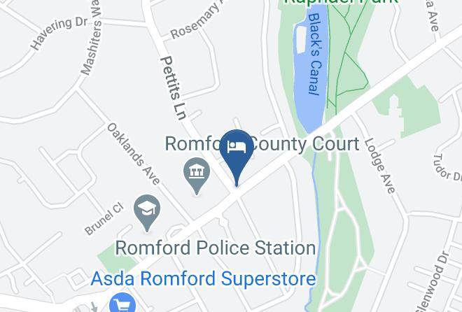 London - Harefield Manor Hotel Maps
