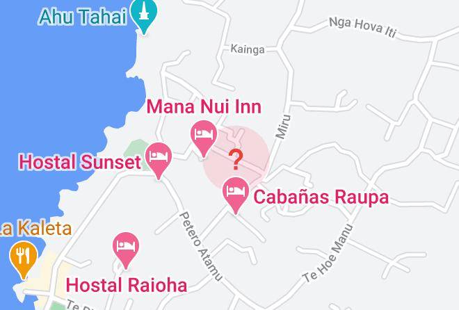 Easter Island - Hareswiss Easter Island Bungalows Maps