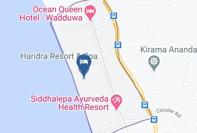 Colombo - Haridra Resort & Spa Maps