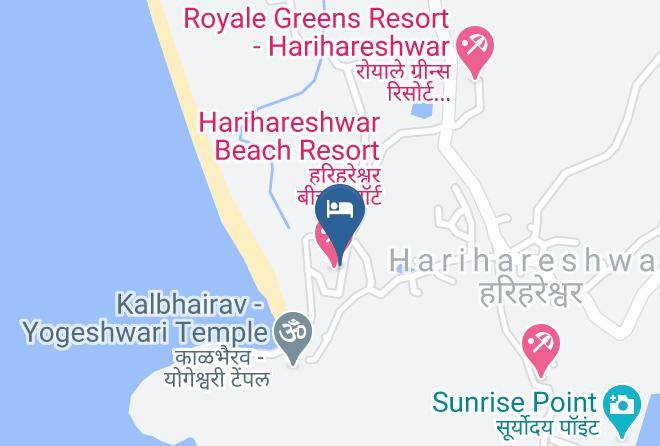 Shrivardhan - Harihareshwar Beach Resort Maps