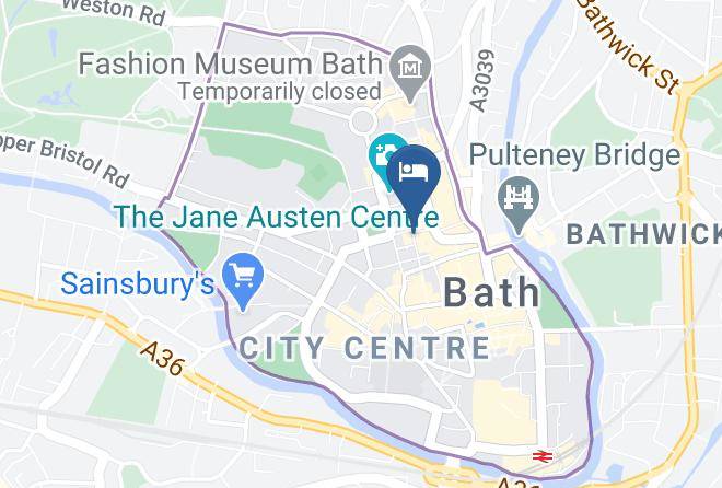 Bath And North East Somerset - Harington's Hotel Maps