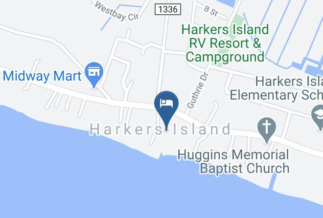 Harker's Island Fishing Center Map