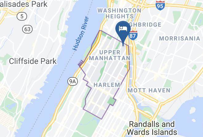 New York - Harlem Vista Hotel Maps