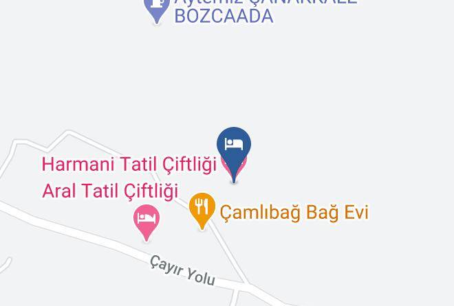 Bozcaada - Harmani Tatil Ciftligi Maps