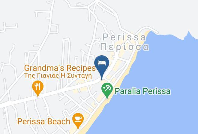 Thira - Harmonia Beach Hotel Maps