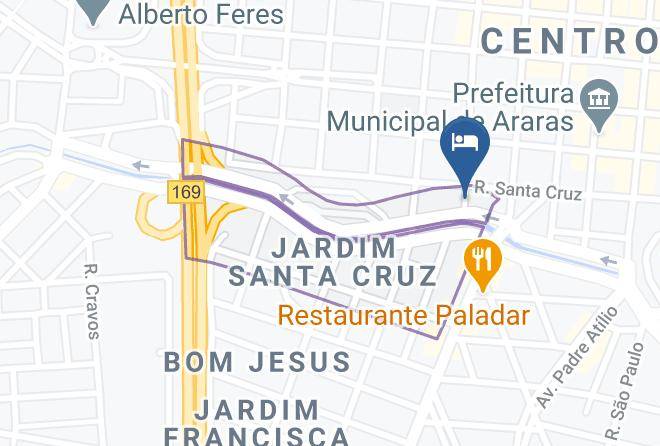 Araras - Harmonia Hotel Maps
