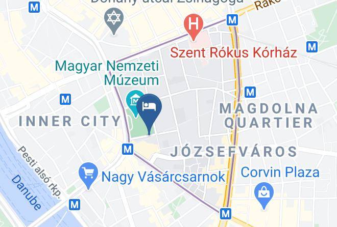Budapest 8 Kerulet - Harmonia Palota Rendezvenykozpont Maps