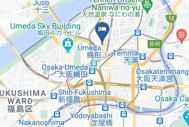 Osaka City Kita Ward - Harmonie Embrassee Osaka Maps