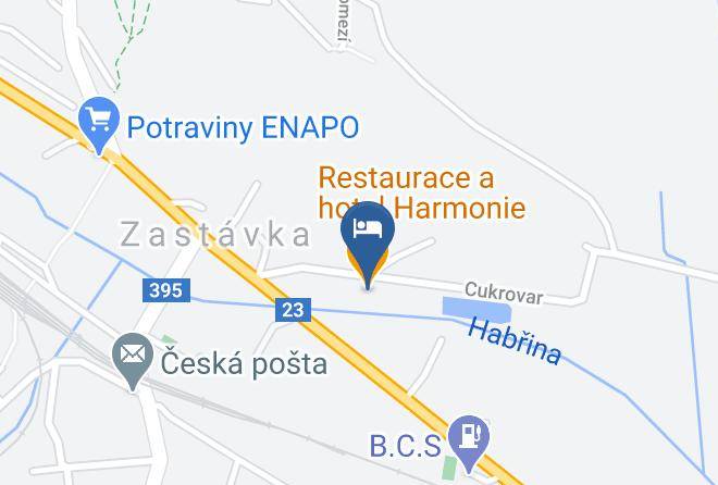 Brno Province - Restaurace A Hotel Harmonie Maps