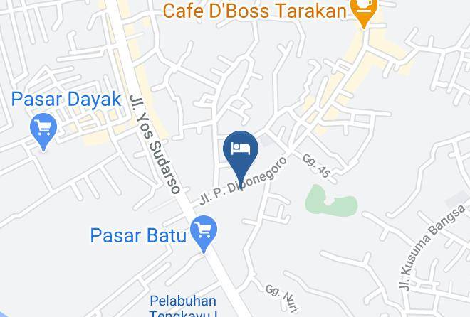 Kota Tarakan - Harmonis Hotel Maps