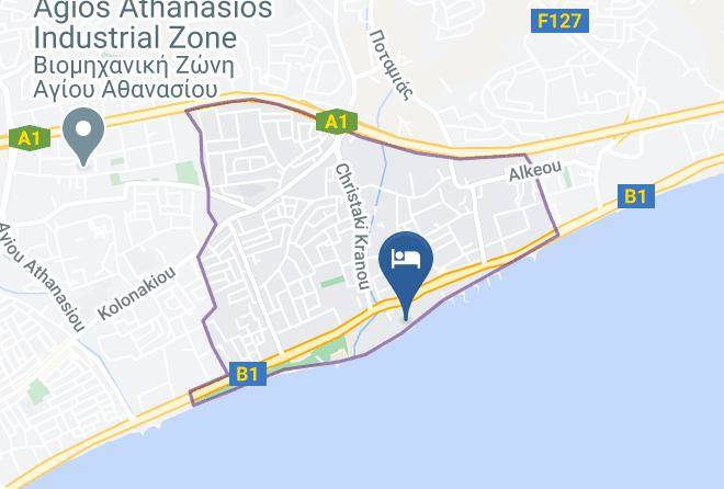 Cyprus - Harmony Bay Hotel Maps