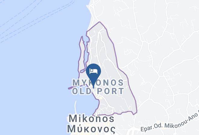 Mykonos - Harmony Boutique Hotel Mykonos Town Maps