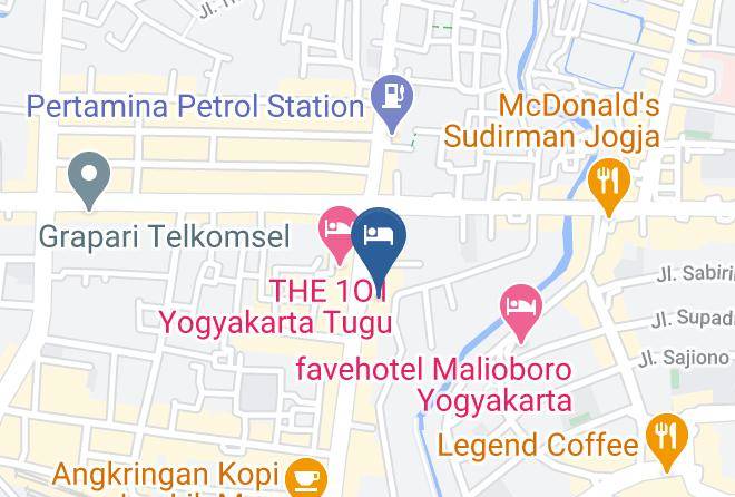 Kota Yogyakarta - Harper Malioboro Yogyakarta Maps