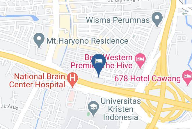 Jakarta Timur - Harper Mt Haryono Cawang Maps