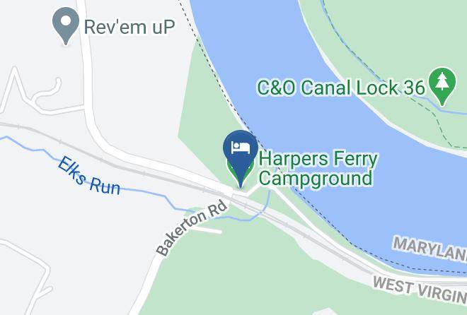 Jefferson - Harpers Ferry Campground Maps