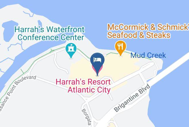 Atlantic - Harrah's Resort Atlantic City Maps