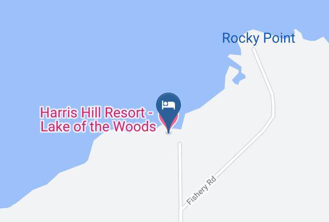 Rainy River - Harris Hill Resort Lake Of The Woods Maps
