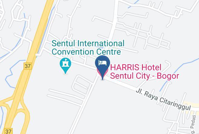Bogor Regency - Harris Hotel Sentul City Bogor Maps