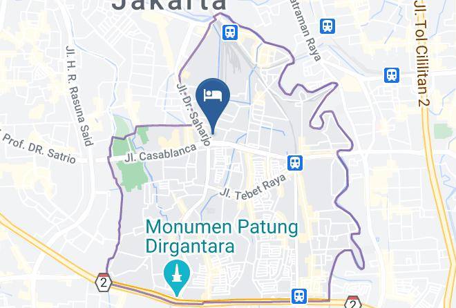 Jakarta Selatan - Harris Hotel Tebet Maps