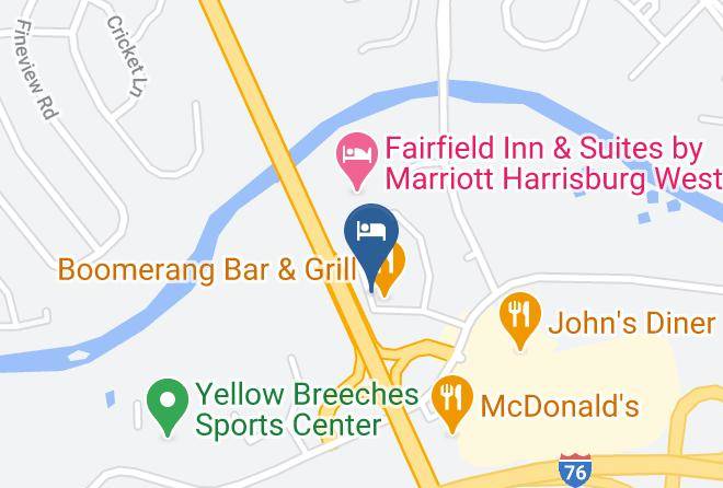 York - Harrisburg West Inn & Conference Center Maps