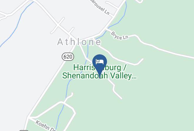 Rockingham - Harrisonburg Shenandoah Valley Koa Holiday Maps