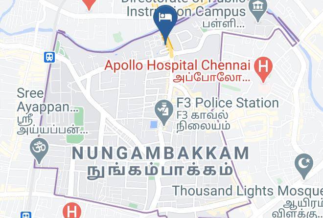 Chennai - Harrisons Hotel Maps