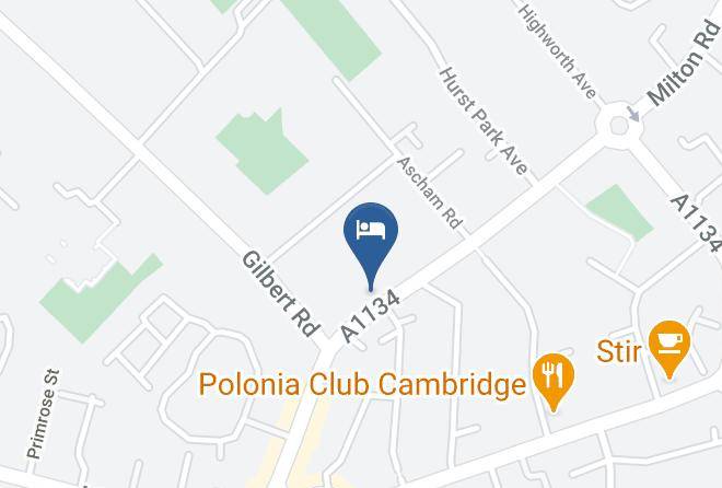 Cambridgeshire - Harry's Bed And Breakfast Maps