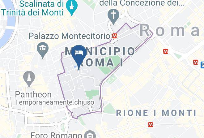 Harrys Bar Hotel & Restaurant Roma Fontana Di Trevi Map