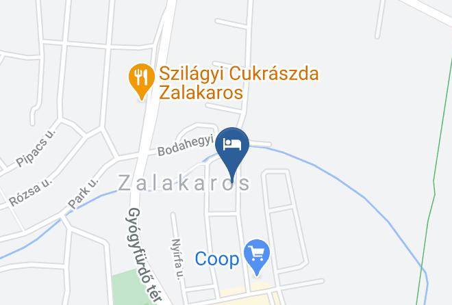 Zalakaros - Harsfa Vendeghaz Maps